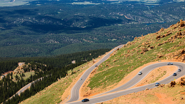 A Colorado mountain town on the base of Pikes Peak