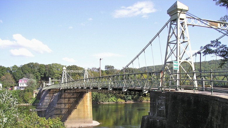 View of the Riegelsville Bridge